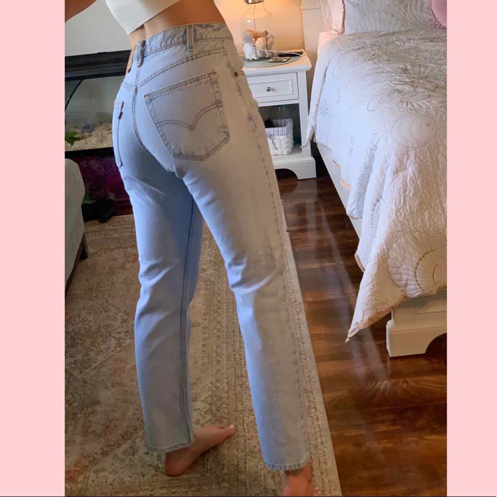 Levi’s 505 Light Wash High Waist Jeans